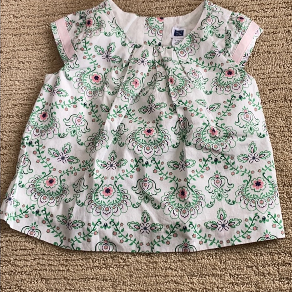 Janie and Jack 12-18 Floral Shirt